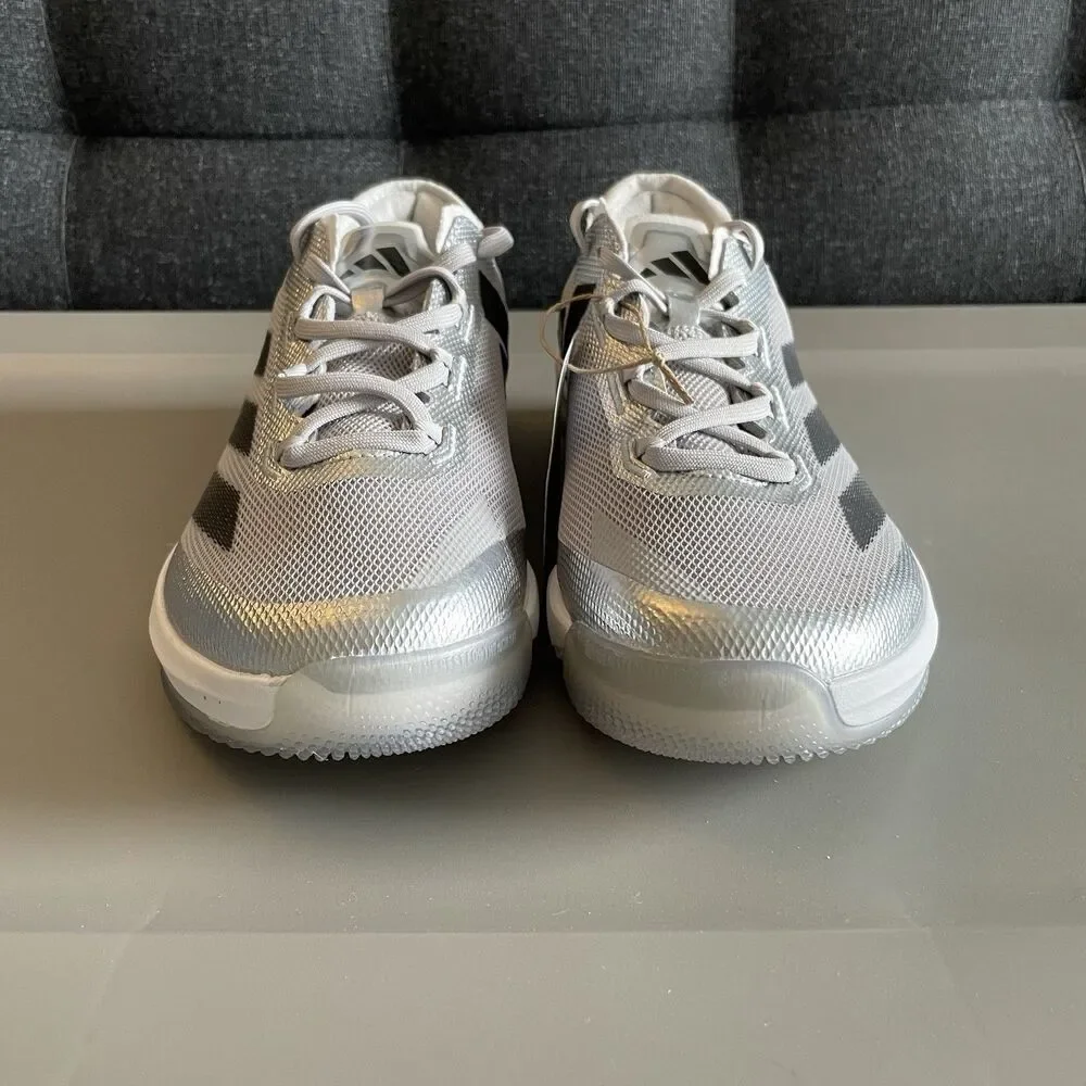 Size 8.5 - adidas Adizero Impact Turf Silver Speed Pack Men Baseball Shoes
